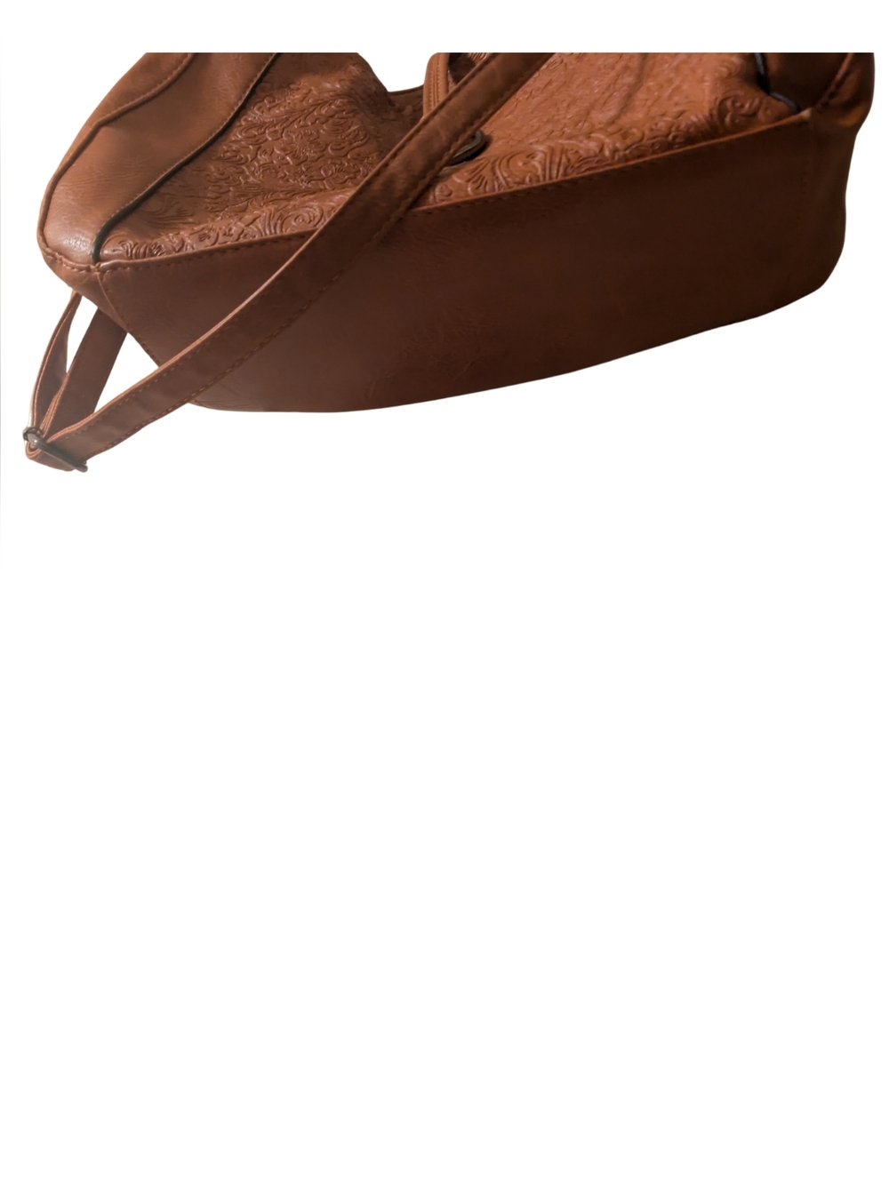 Sam & Hadley Embossed Crossbody Bag - Western - Boho Style - Brown - Picture 8 of 11